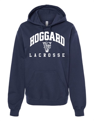  Hoggard Lacrosse White Logo Navy Hoodie - Orders due Thursday, February 29, 2024